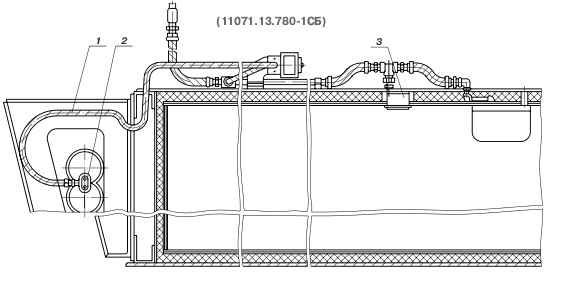 пневмосистема 11071.13.780