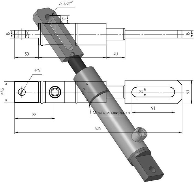цилиндр цп25*110.22